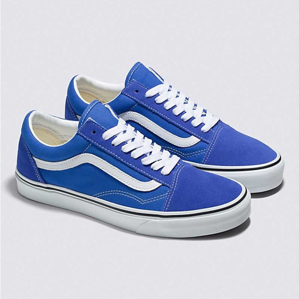 Vans Women's Blue and White Trainers